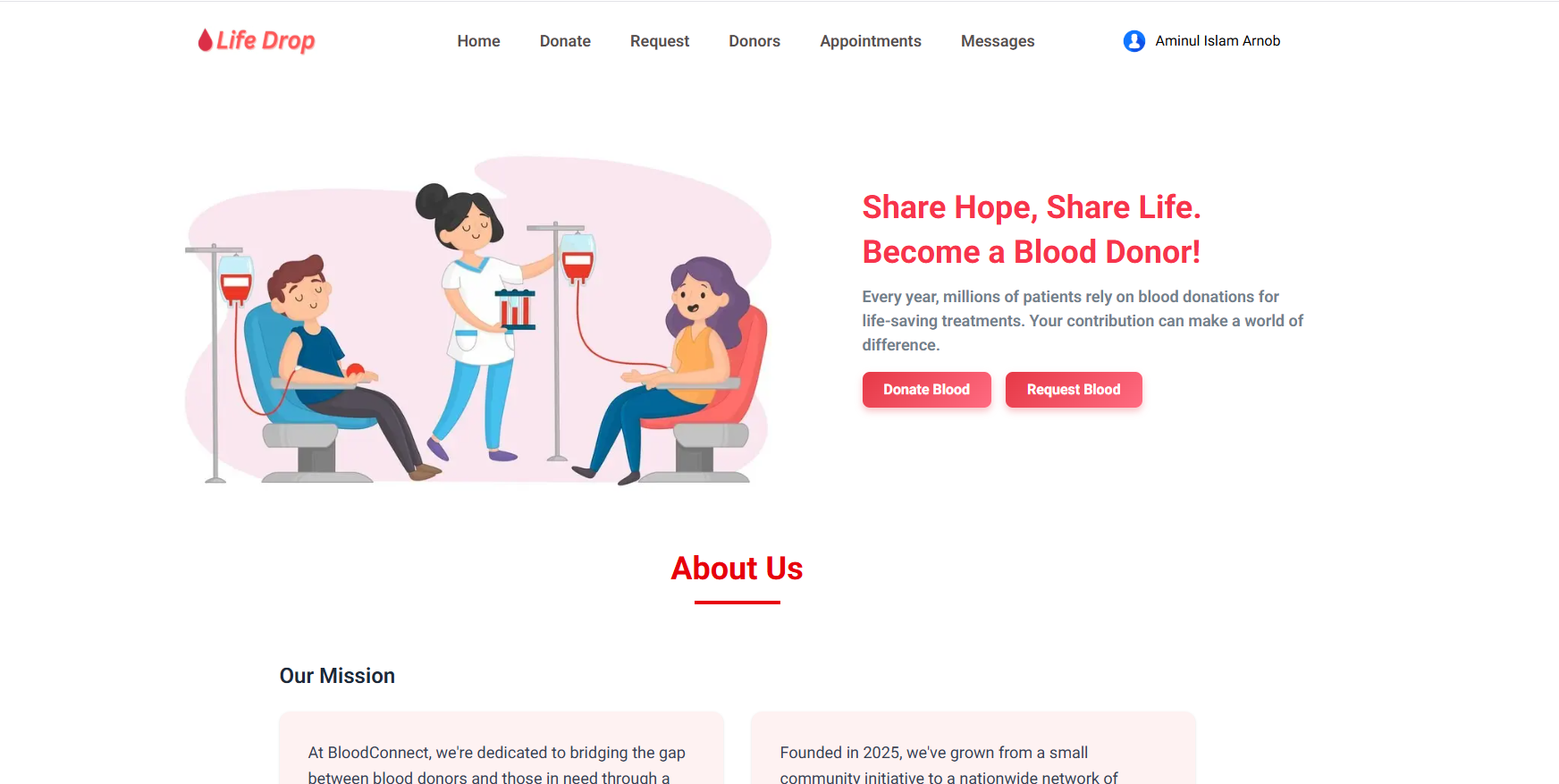 Blood Donation Platform