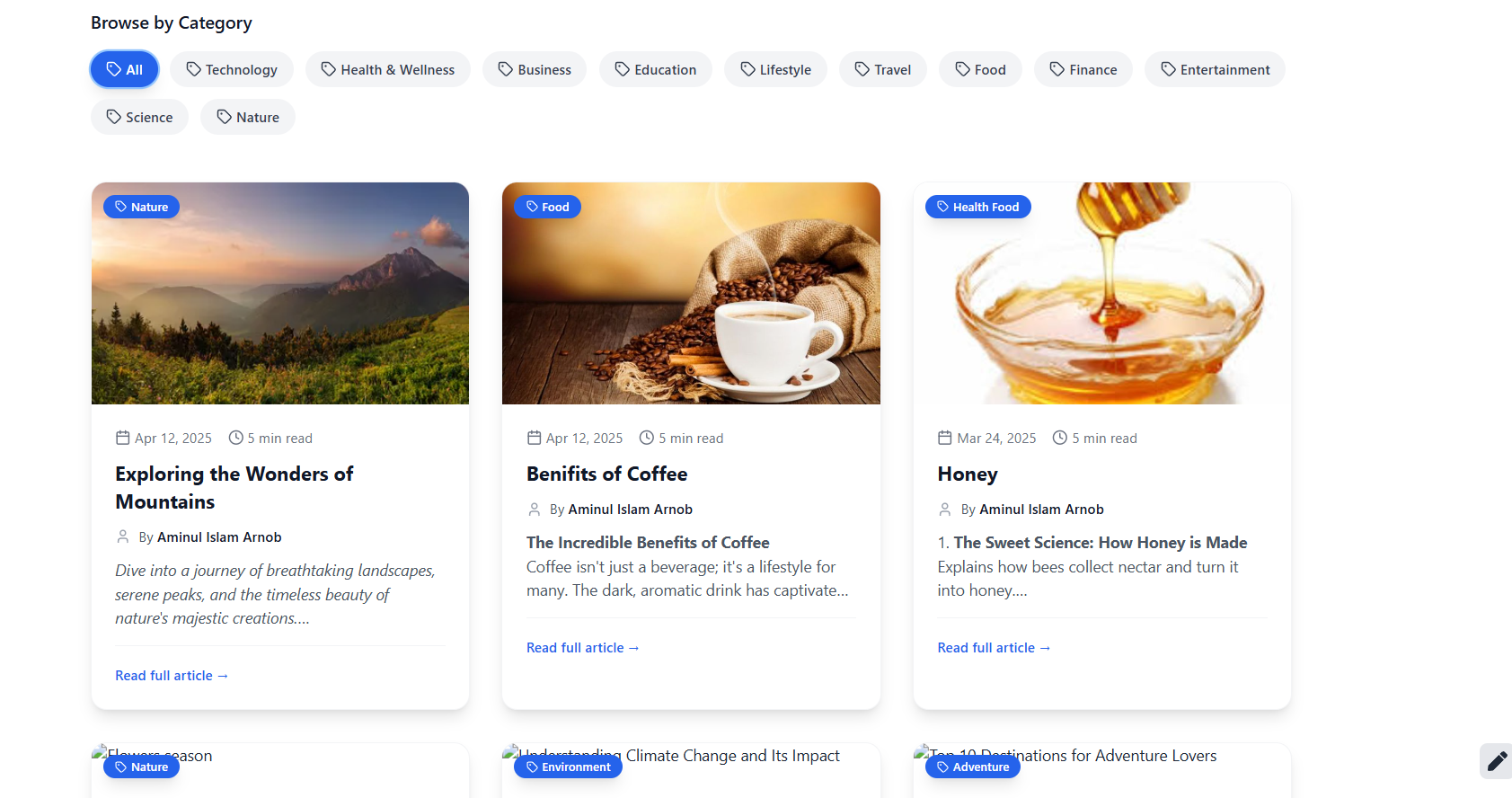 Diverse Blogs